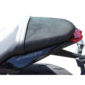 TRIBOSEAT Housse de Siège Passager Antidérapante pour Moto