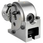 Mophorn Tête de Division 4pouces/100mm Tête d'indexation Tête Division Pour Fraiseuse Table Rotation BS-0, Argent
