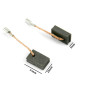 WANGCL Lot de 10 burch en carbone pour outils de moteur Bosch GWS14-150 - 5 x 10 x 17 mm