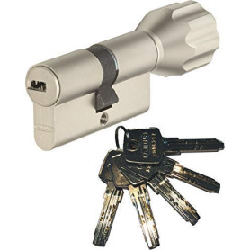 ABUS EC550 Cylindre bouton Longueur Z35/K30mm avec la touche 5