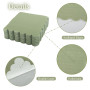 CEILIWEN Lot de 100 serviettes en papier de qualité supérieure - Vert sauge - 33 x 33 cm - Élégantes et de couleur unie - Parfai