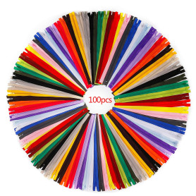 RZKJ-SHOP Fermeture Éclair Colorée en Nylon Couture