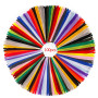 RZKJ-SHOP Fermeture Éclair Colorée en Nylon Couture