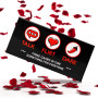 Jeu Amusant et Romantique pour Couples – Talk Flirt Dare – Date Night Box – Cartes de Conversation et d'action pour Les Couples 