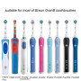 Nincha, Support de Brosse à Dents électrique avec Supports de tête de Brosse à Dents électrique + 4 Cache-têtes pour Oral-B