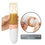 PandaEar (Paquet de 2) Cuillère de distribution d'aliments pour bébés en silicone | Mangeoire à fruits pour bébé de 4 oz | Trave