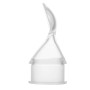 PandaEar (Paquet de 2) Cuillère de distribution d'aliments pour bébés en silicone | Mangeoire à fruits pour bébé de 4 oz | Trave