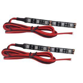JinXiu Bande Lumineuse Ambre 12V Universal LED 5050 Clignotant Bande Passante Pour Vélo