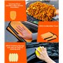 Zaxiva Kit Nettoyage Voiture, 31PCS Brosse Nettoyage Voiture Kit pour intérieur et extérieur, Kit de Détail de Voiture avec Pinc