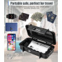 Coffre fort portable multi fonctionnel ABS avec code de sécurité grande capacité résistant aux chocs et aux chutes idéal pour la