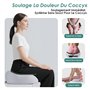 Cexovo Distributeur Savon Liquide 2 Pièces Distributeur de Savon en Verre Noir Mat de 350 ML Distributeur Savon Douche Noir avec