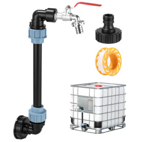 FAOKZE Kit Robinet IBC - Raccord 3/4 Pouce