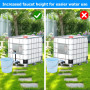 FAOKZE Kit Robinet IBC - Raccord 3/4 Pouce, Matériau Durable, Robinet cuve 1000l, Réservoirs de Pluie, Jardin et Usages Extérieu