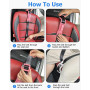 Zofory Ceinture Femme Enceinte Grossesse Sangle Grossesse, Ceinture Voiture Femme Enceinte Confort et Sécurité Réglables, Convie