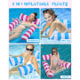 Lot de 2 matelas gonflables pour piscine