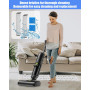 Cexovo Rouleau de brosse de rechange et Filtre pour EUREKA NEW400 Accessoires pour aspirateurs secs et humides,2 Filtres en coto