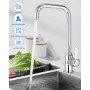 Yuxava Robinet Cuisine, Mitigeur Cuisine Douchette à 360°, Robinet Lavabo, Mitigeur Cuisine avec Rotatif Froid & Chaud Disponibl