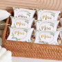 50pcs Boîtes Dragées Mariage Boite bonbon Forme de Coussin Bonbonnière Faveur de mariage Cadeau pour Communion Baptême Aannivers