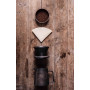 globe faith Ensemble de cafetière en céramique faite à la main avec cône et décanteur en céramique - Filtre à café et cafetière 