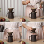 globe faith Ensemble de cafetière en céramique faite à la main avec cône et décanteur en céramique - Filtre à café et cafetière 