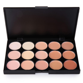 JasCherry Palette correcteur crème de camouflage 15 couleurs - cosmétique Camouflage Crème de Professionnelle Set Kit #2