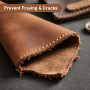 Gomme de finition pour bords de cuir, polissage poli brillant pour bords de cuir lisses, formule non toxique à base d'eau, fonct