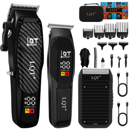 LQT Ensemble tondeuse et tondeuse pour homme – Levier réglable