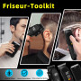 LQT Ensemble tondeuse et tondeuse pour homme – Levier réglable, batterie longue durée sans fil 3 en 1, tondeuse à cheveux et ton