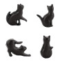 SUMNACON Lot de 4 boutons de tiroir en forme de chat en fer pour armoire de cuisine - Quincaillerie pour décoration de maison