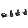 SUMNACON Lot de 4 boutons de tiroir en forme de chat en fer pour armoire de cuisine - Quincaillerie pour décoration de maison