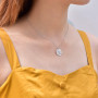 VIKI LYNN Collier Pendentif Argent de 12 Signes du Zodiaque Astrologique Cancer en Argent Fin 925 Idée Cadeau Bijoux Fantaisie S