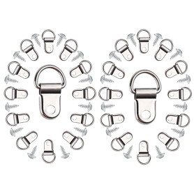 YMWALK 100 Pcs D-Rings Cadre Photo Crochet Suspendu