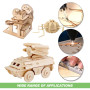 Lot de 10 feuilles de bois de tilleul 200 x 100 x 1,5 mm fines pour loisirs créatifs, modélisme, bricolage