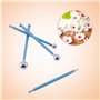 4Pcs Outils De Modelage De Balle En Acier Inoxydable Décoration Moulage De Gâteau Argile Modélisation Kit