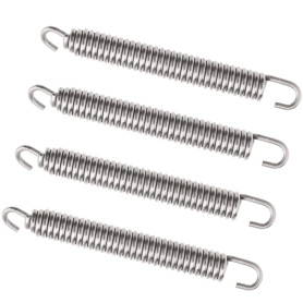 4X Remplacement Ressorts d'échappement en Acier Inoxydable pour Motos 80mm pour Tuyau d'expansion de Silencieux Collecteur de Ch