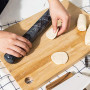 YINETTECH Rouleau à Pâtisserie en Marbre Poli avec Berceau en Bois pour Téléphone Portable