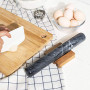 YINETTECH Rouleau à Pâtisserie en Marbre Poli avec Berceau en Bois pour Téléphone Portable
