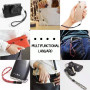 LERANXIN Dragonne, 6 Pièces Dragonne Telephone Portable, Clef Bracelet Lanière, Dragonne Réglable en Nylon de Haute Qualité, Con