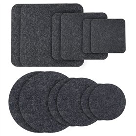 12pièces Tapis de sous verre en liège Plantation en plastique Sous verres absorbants Plateau à plantes durable Planche à fleurs