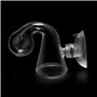 Test de CO2 pour Aquarium, 2Pcs Moniteur de CO2 pour Aquarium, Drop Checker CO2 en Verre Transparent pour Réservoir de Poissons(