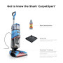 Shark EX121BRN CarpetXpert Nettoyeur de tapis vertical pour animaux domestiques, nettoyage en profondeur, élimination de la sale