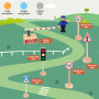 SNAGAROG 16 PCS Panneau de Signalisation en Bois Set Panneaux de Signalisation Panneau de Circulation Enfant Panneau de Signalis