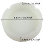 HOWDIA Lot de 3 cendriers lumineux en silicone à HOWDIA - Petit cendrier pour extérieur et terrasse - Brillant dans le noir - Ce