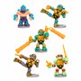 Legends of Akedo Teenage Mutant Ninja Turtles Battle Pack comprend des mini guerriers de combat Donatello, Leonardo, Michel-Ange
