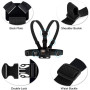Sametop Harnais de Poitrine Fixation Chesty Sangle Compatible avec GoPro Hero 13 12 11 10 9 8 7 6 5 Session Max DJI Osmo Camras 