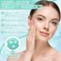 BBLTIFF Masque Visage Froid et Masque Yeux Froid en Gel Réutilisables, Avec x4 Patch Yeux, Kit Soin des Visage à Sangles Réglabl