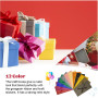 SLTAXAR 24PCS Enveloppes Colorées Enveloppe Rétro Enveloppes Cadeau avec Rubans de Décoration Enveloppe de Cadeau Élégante Envel