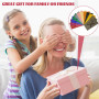 SLTAXAR 24PCS Enveloppes Colorées Enveloppe Rétro Enveloppes Cadeau avec Rubans de Décoration Enveloppe de Cadeau Élégante Envel
