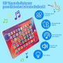 Goorder Tablette pour Enfants Espagnol - Jouet Éducatif Bébé 6-12 Mois - Ordinateur Apprentissage 1 2 3 Ans - Jeux Montessori - 