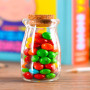 Awtlife 12 Pcs Vintage Verre Favor Jar avec des couvercles de Liège pour Le Mariage Baby Shower faveur